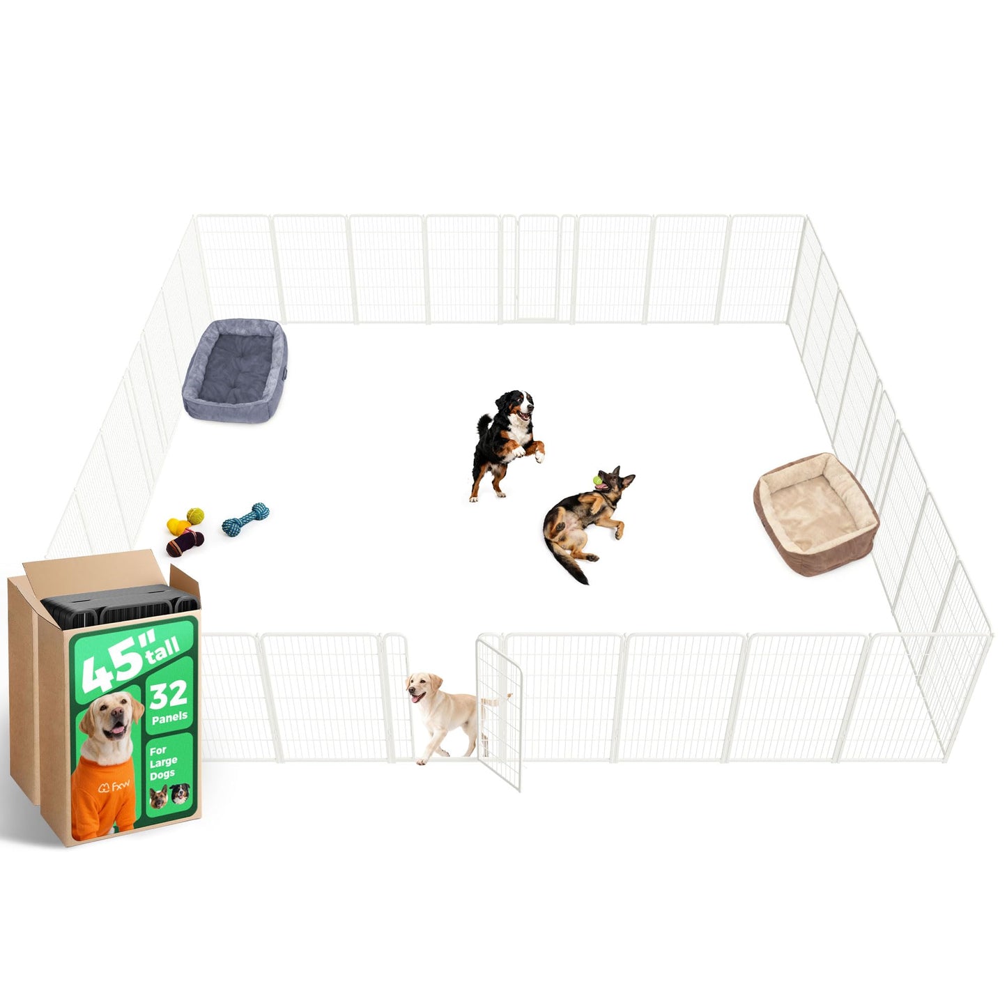 Indoor Dog Playpen Safe Secure Puppy Fence Stress Free