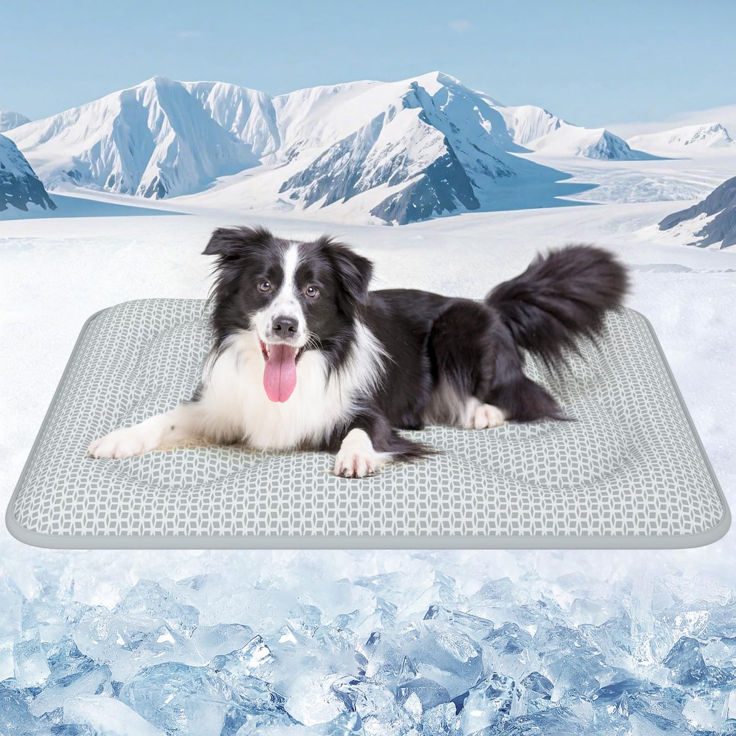 Cooling Pet Mat Breathable Crate Pad Washable