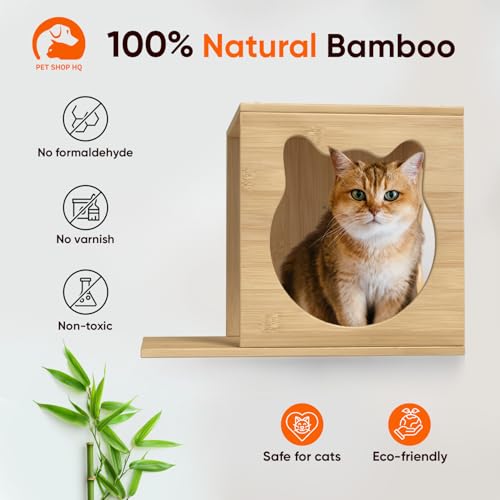 Wall Mounted Cat Furniture Climbing Shelves Hammock Bridge Bed
