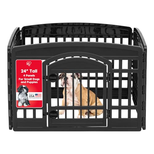 8 Panel Dog Playpen 34 Inch Tall Foldable Indoor Outdoor Enclosure