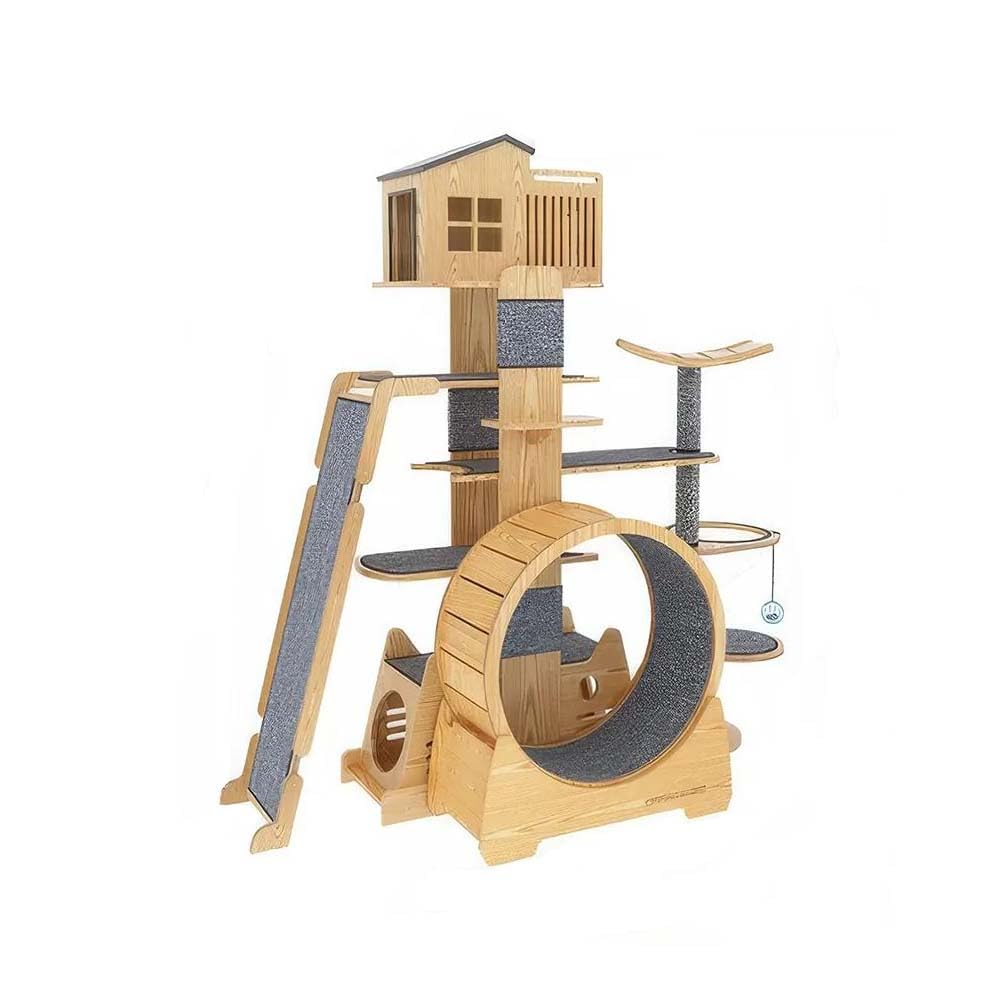 Large Cat Tree Tower House Scratching Post Indoor Condo