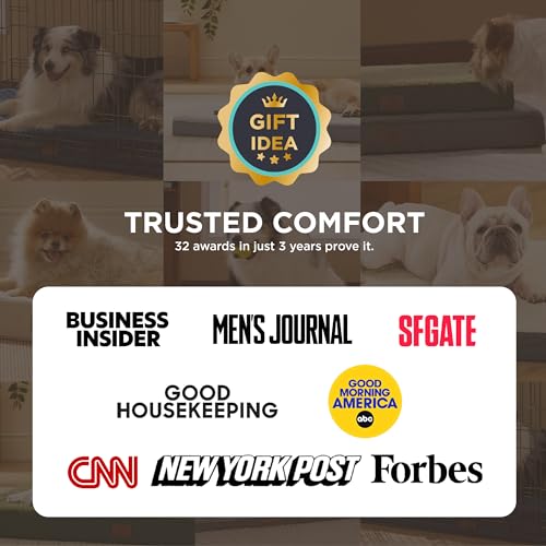 Orthopedic Foam Dog Bed Egg Crate Washable Cover Mat