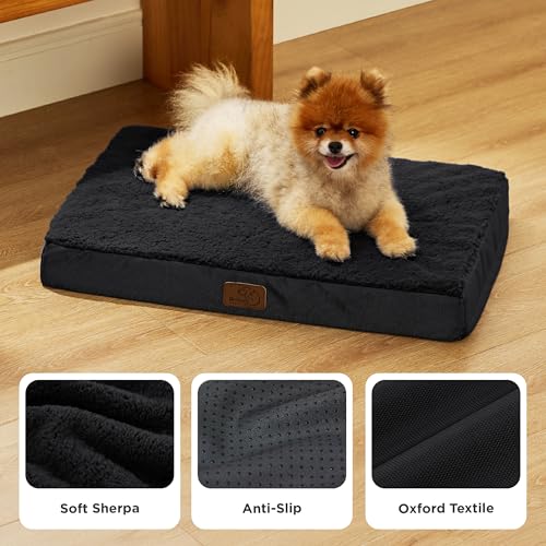 Orthopedic Foam Dog Bed Egg Crate Washable Cover Mat