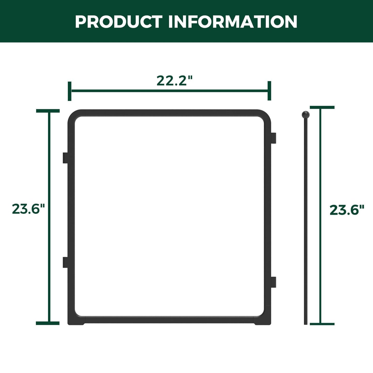 Acrylic Indoor Dog Playpen Metal Frame Heavy Duty Puppy Fence