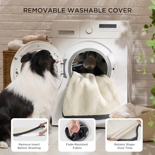 Orthopedic Foam Dog Bed Egg Crate Washable Cover Mat