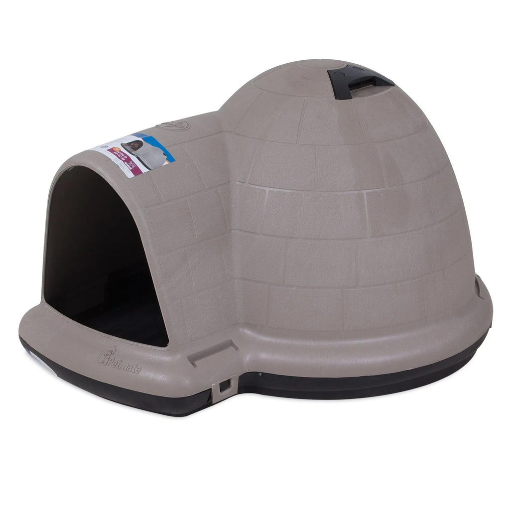 Petmate Indigo Dog House All-Weather Protection Taupe/Black 3