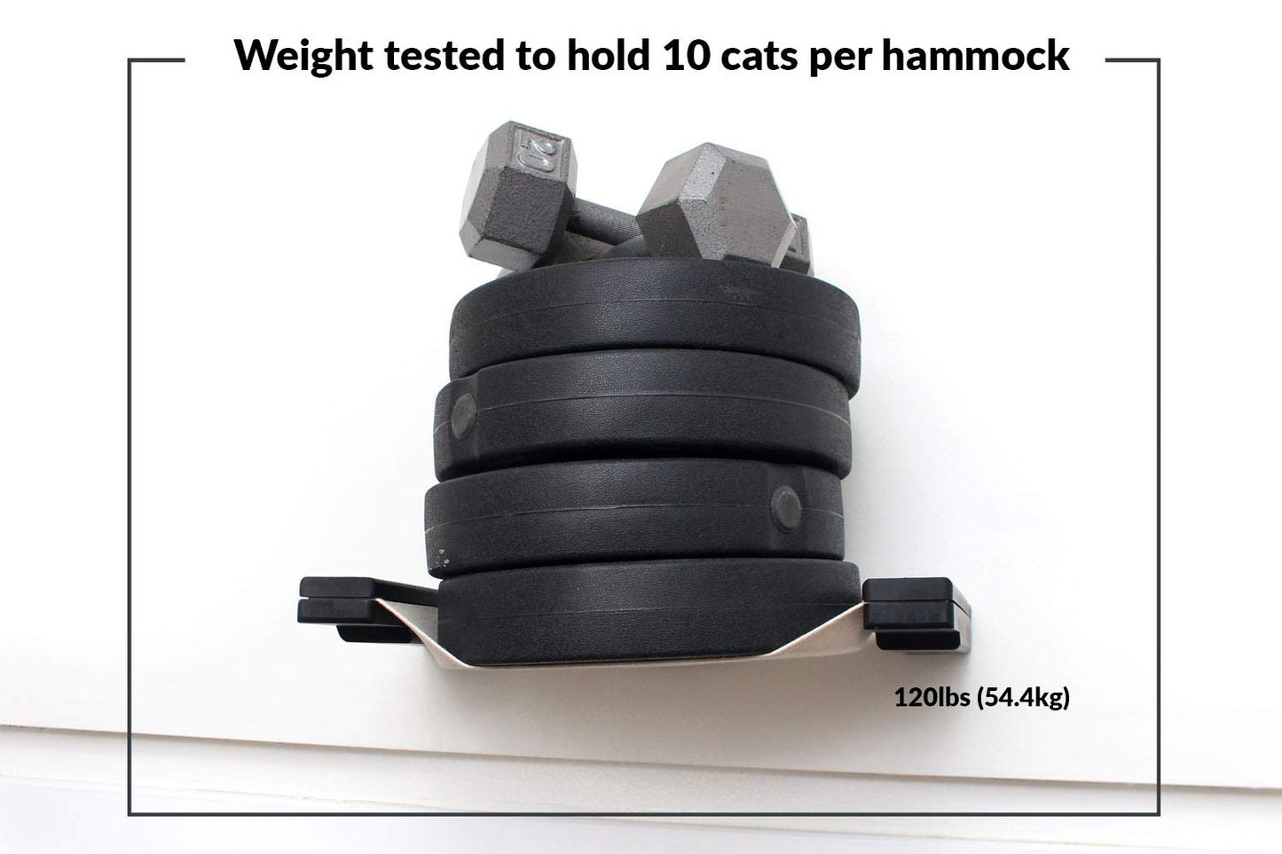 Modern Cat Condo Wall Bridge Hammock Scratching Poles