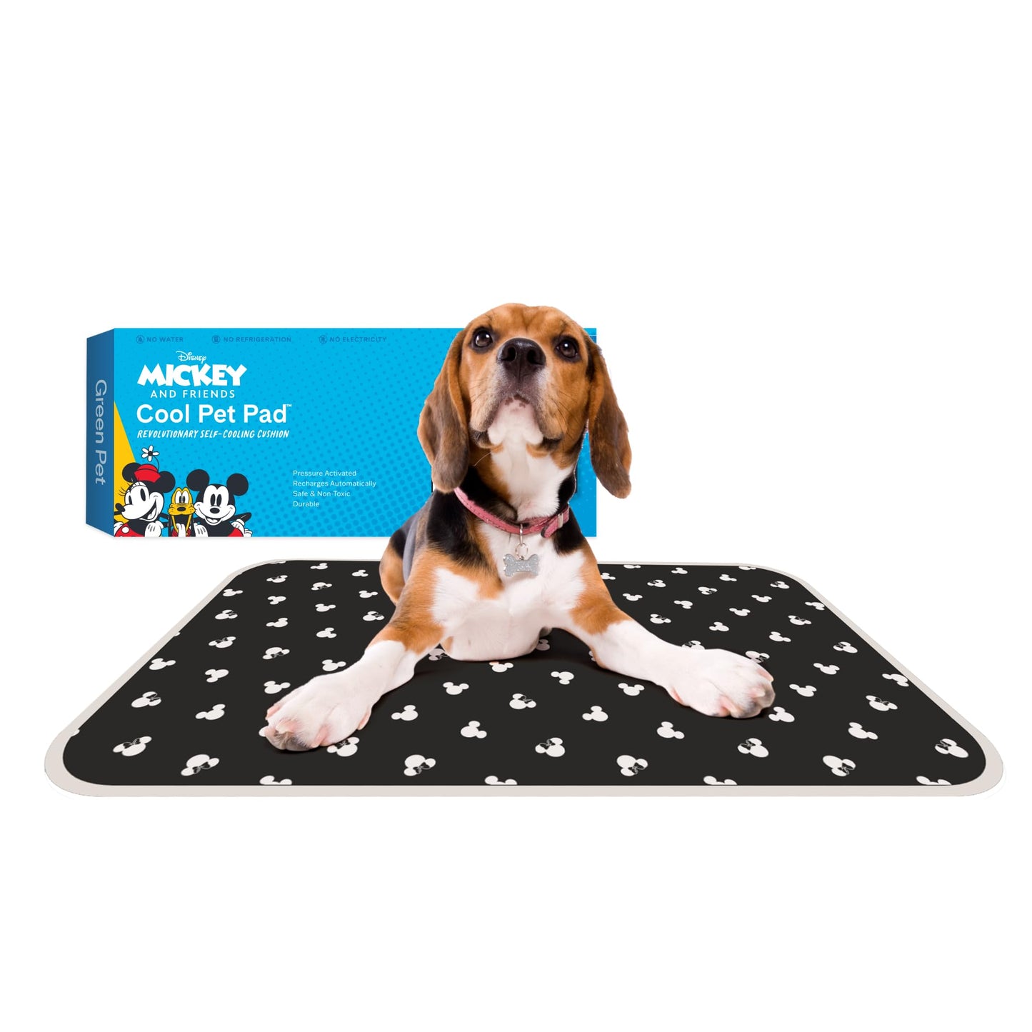 Pressure Activated Dog Cooling Mat Gel Crate Pad Large