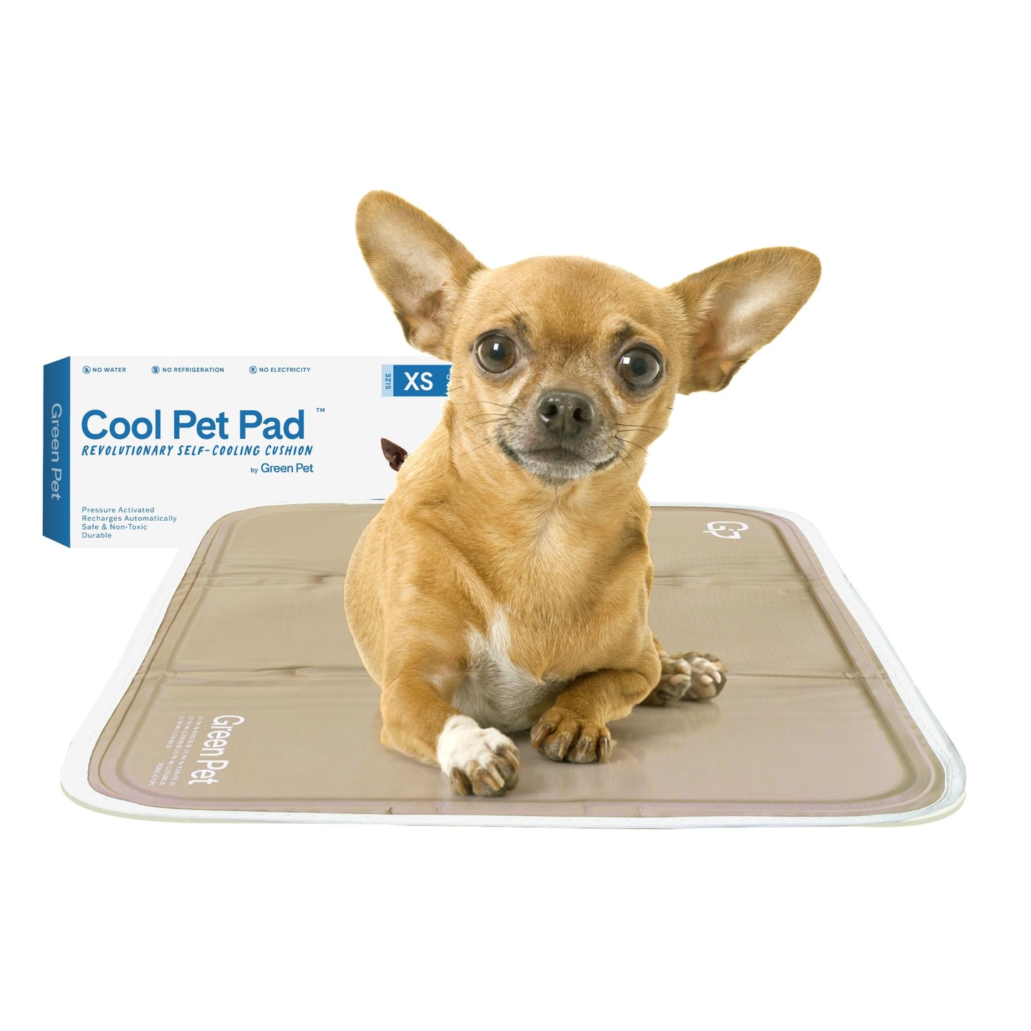 Pressure Activated Dog Cooling Mat Gel Crate Pad Large