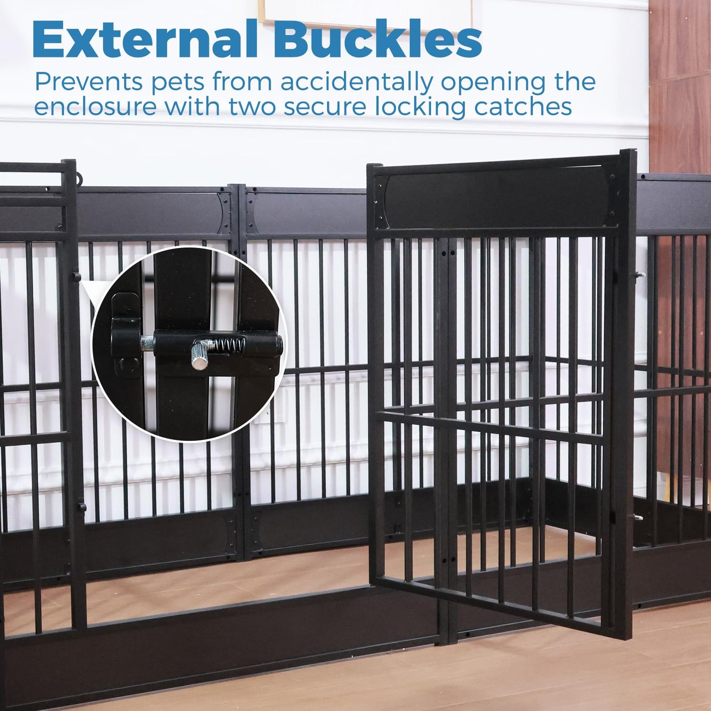 Heavy Duty Dog Playpen Indoor Furniture Style Puppy Pen