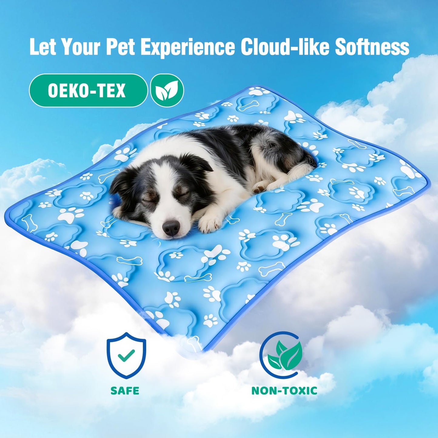 Prisay Dog Cooling mat for Large Dogs