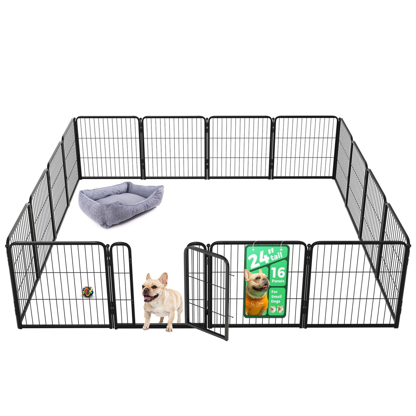 Indoor Dog Playpen Safe Secure Puppy Fence Stress Free