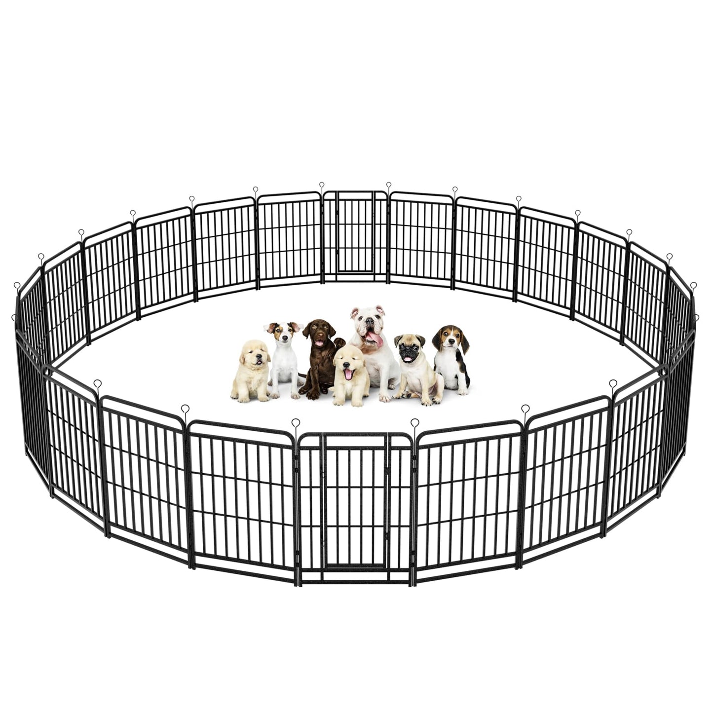 Kfvigoho Dog Playpen Heavy Duty Dog Fence with Thick