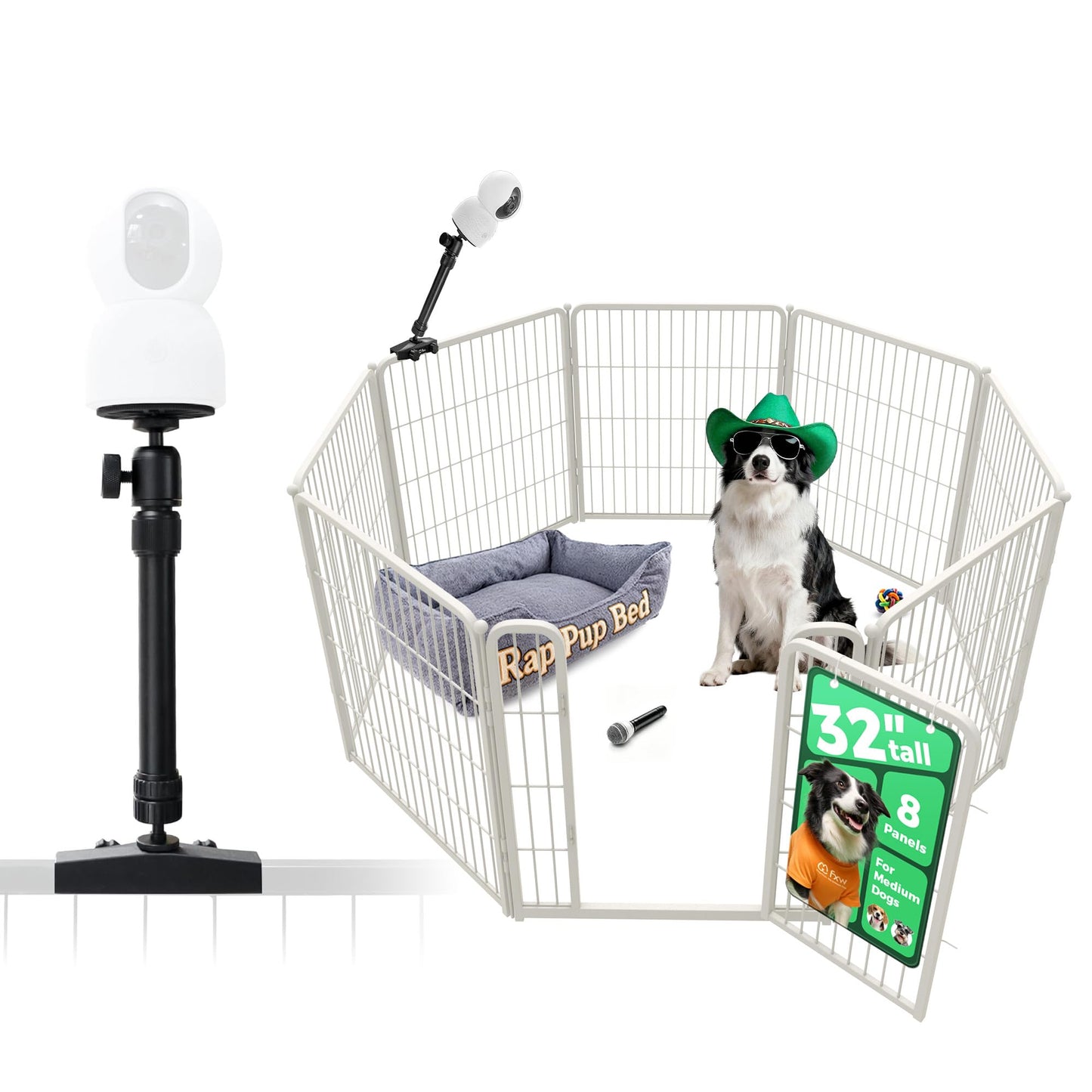 Indoor Dog Playpen Safe Secure Puppy Fence Stress Free
