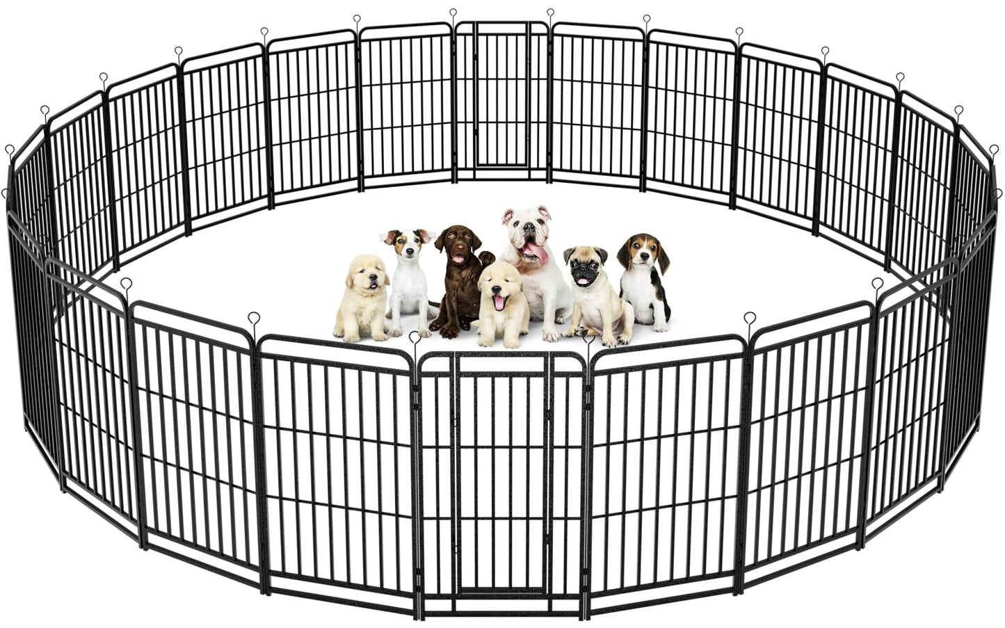 Kfvigoho Dog Playpen Heavy Duty Dog Fence with Thick
