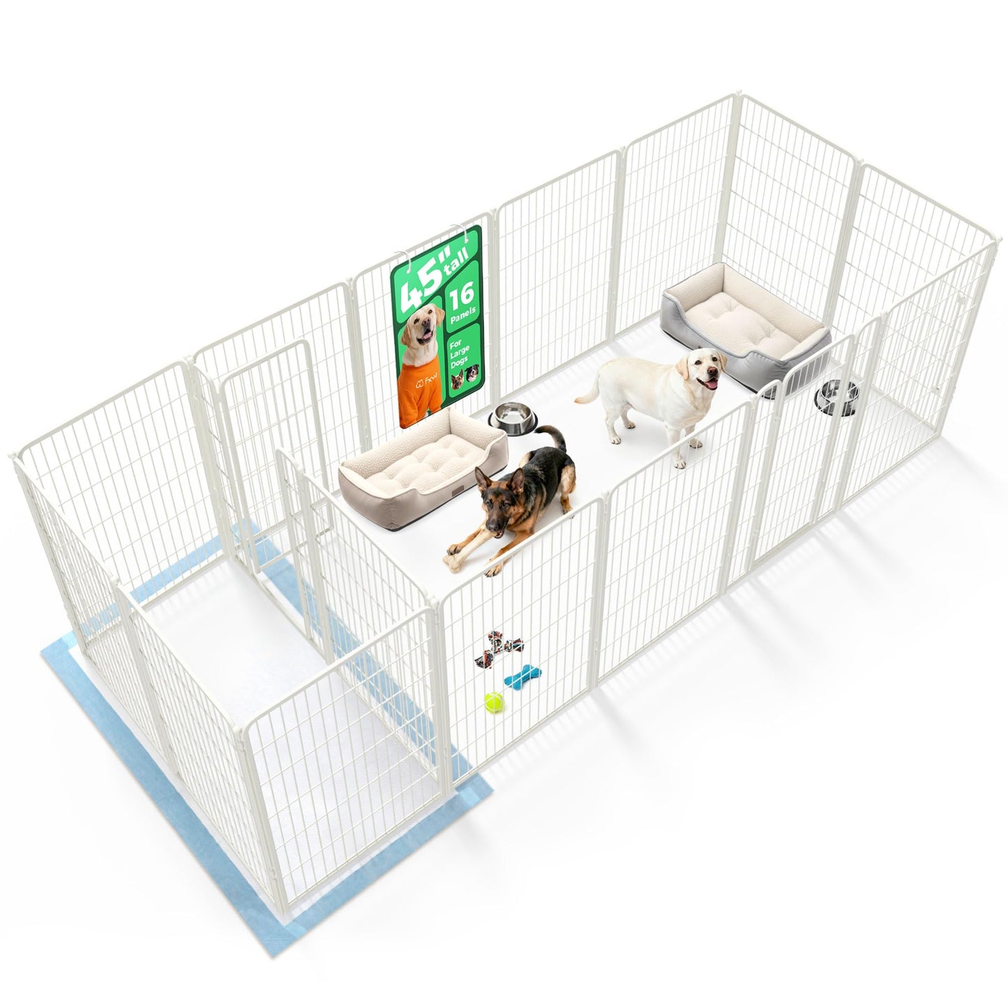 Indoor Dog Playpen Safe Secure Puppy Fence Stress Free