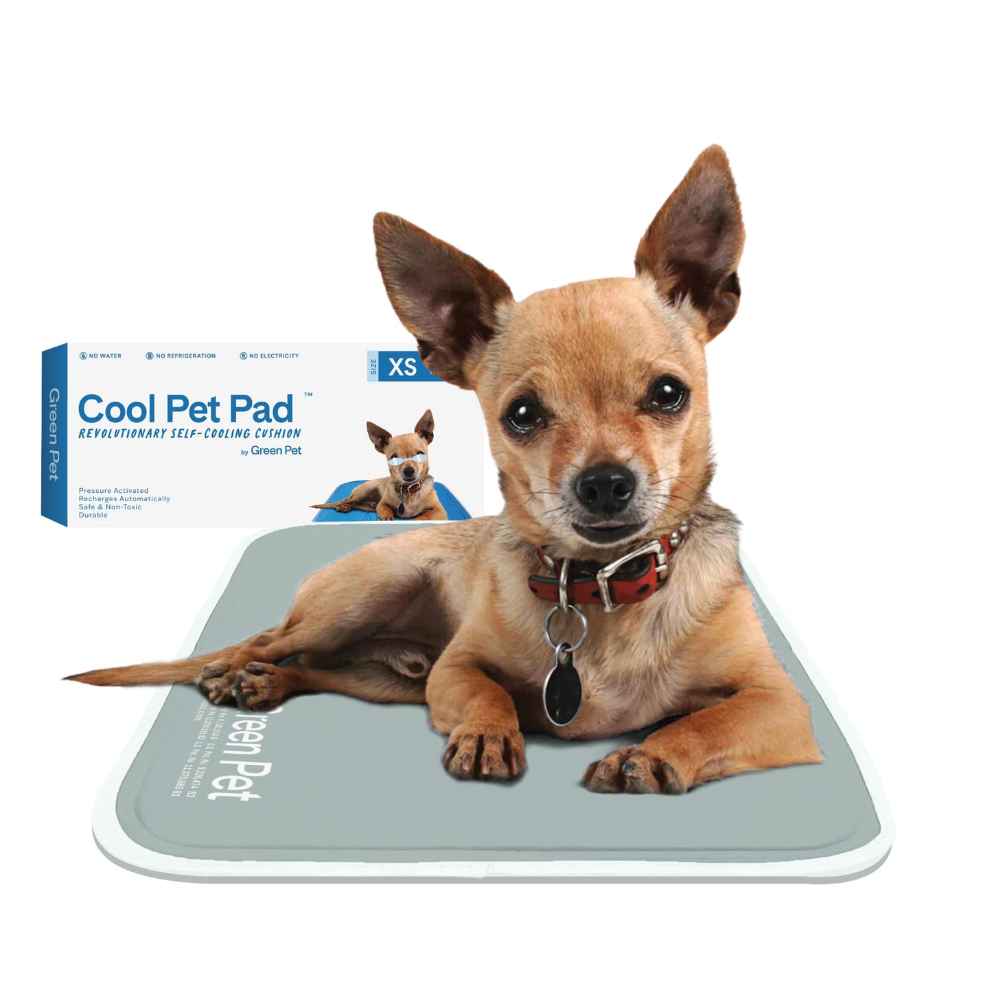 Pressure Activated Dog Cooling Mat Gel Crate Pad Large