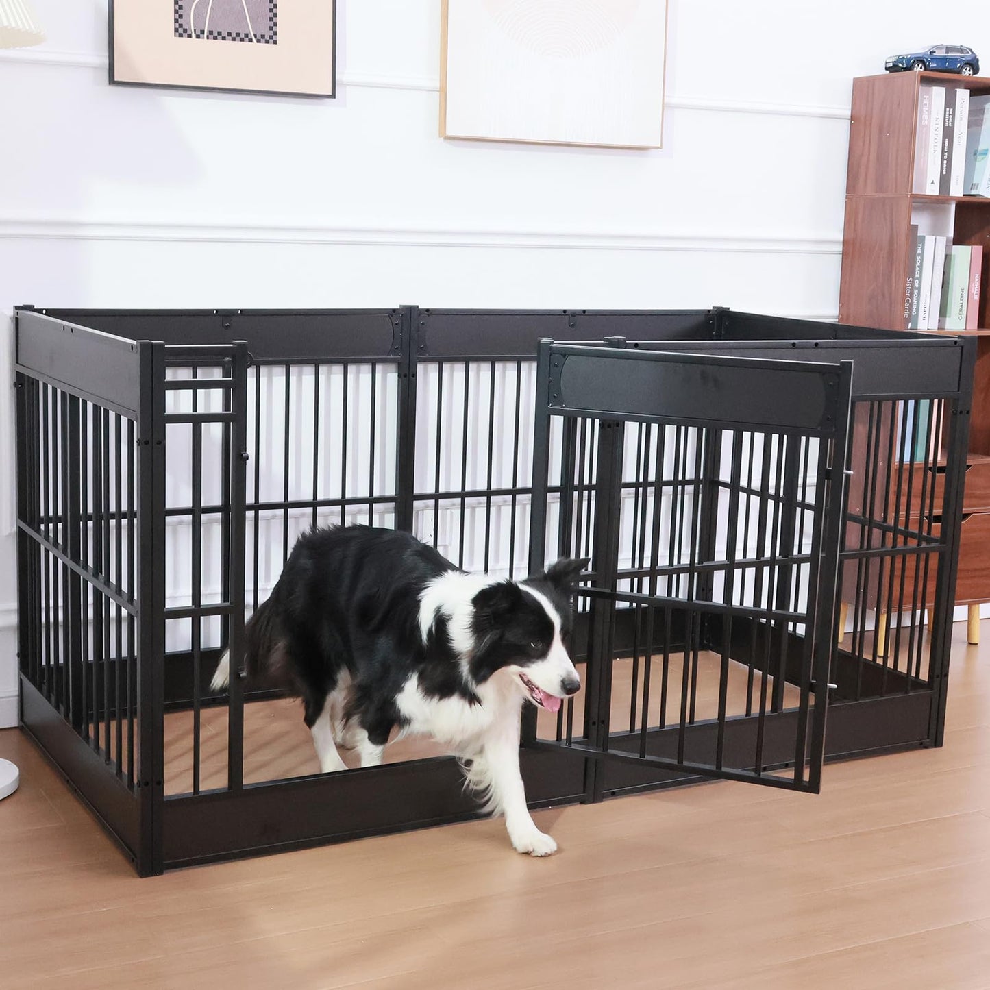 Heavy Duty Dog Playpen Indoor Furniture Style Puppy Pen