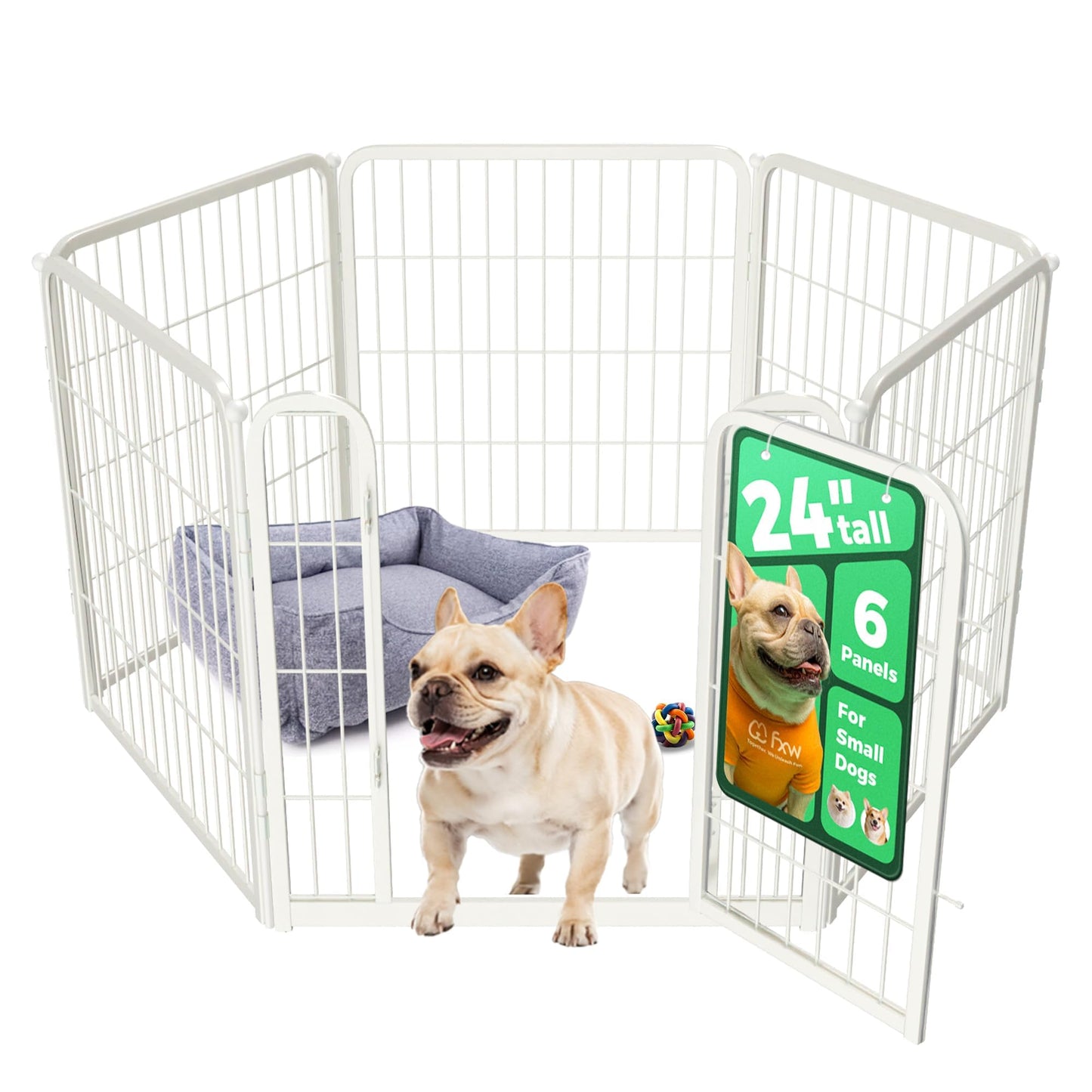 Indoor Dog Playpen Safe Secure Puppy Fence Stress Free