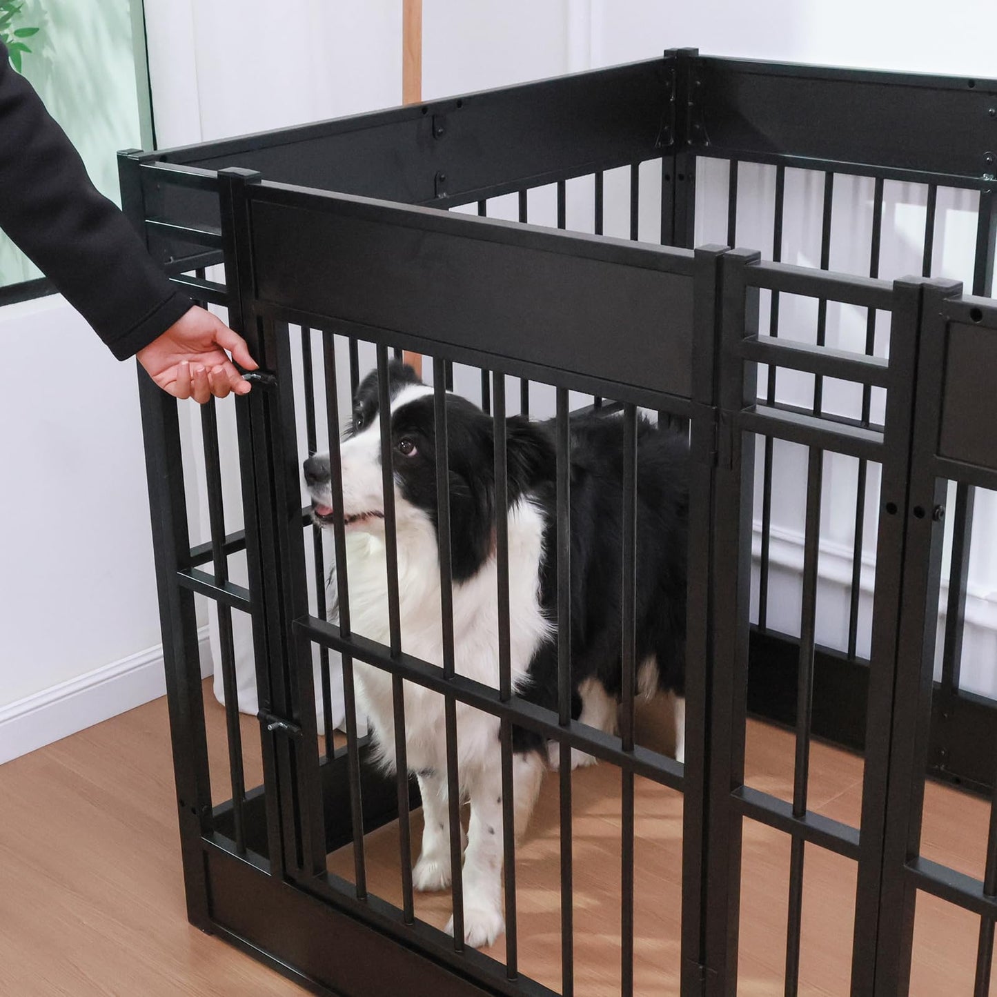 Heavy Duty Dog Playpen Indoor Furniture Style Puppy Pen