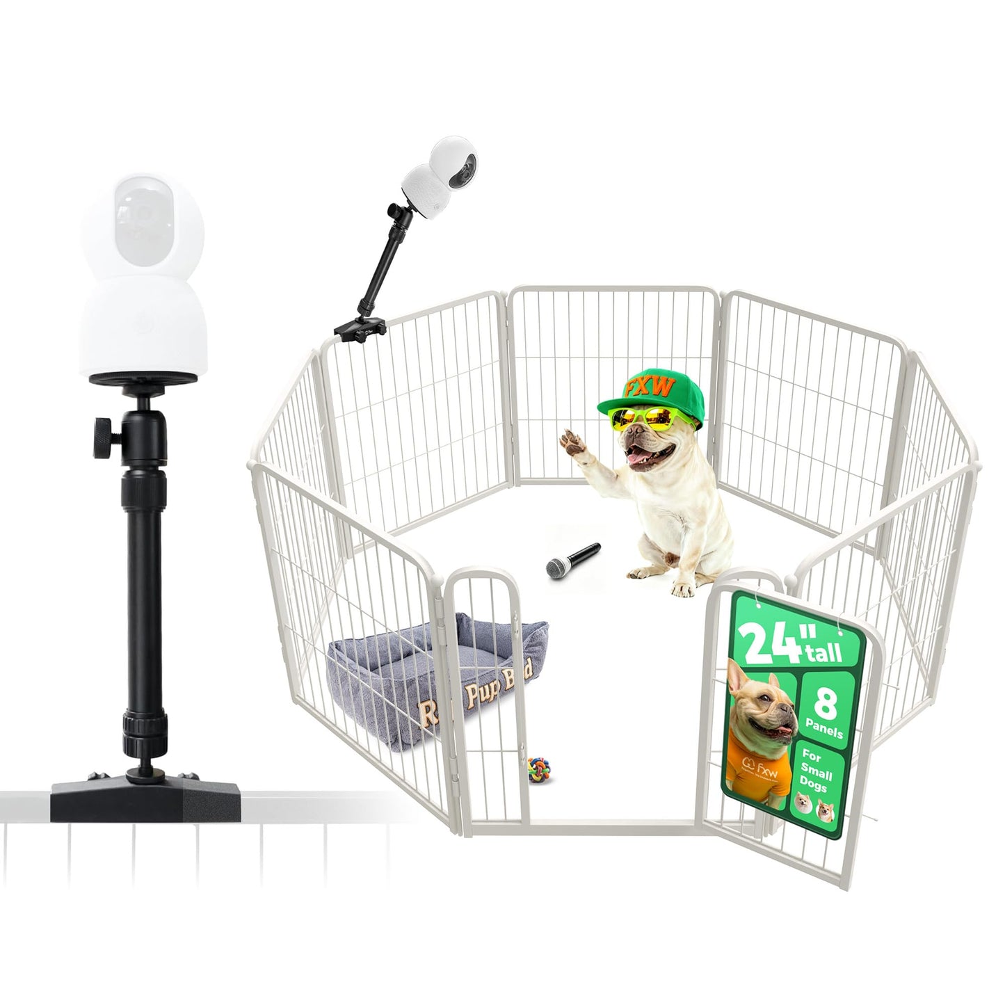 Indoor Dog Playpen Safe Secure Puppy Fence Stress Free