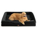 Bedsure Orthopedic Dog Bed - Washable Bolster Dog Cat Sofa Beds, Supportive Foam Pet Couch Bed with Removable Washable Cover, Waterproof Lining and Nonskid Bottom