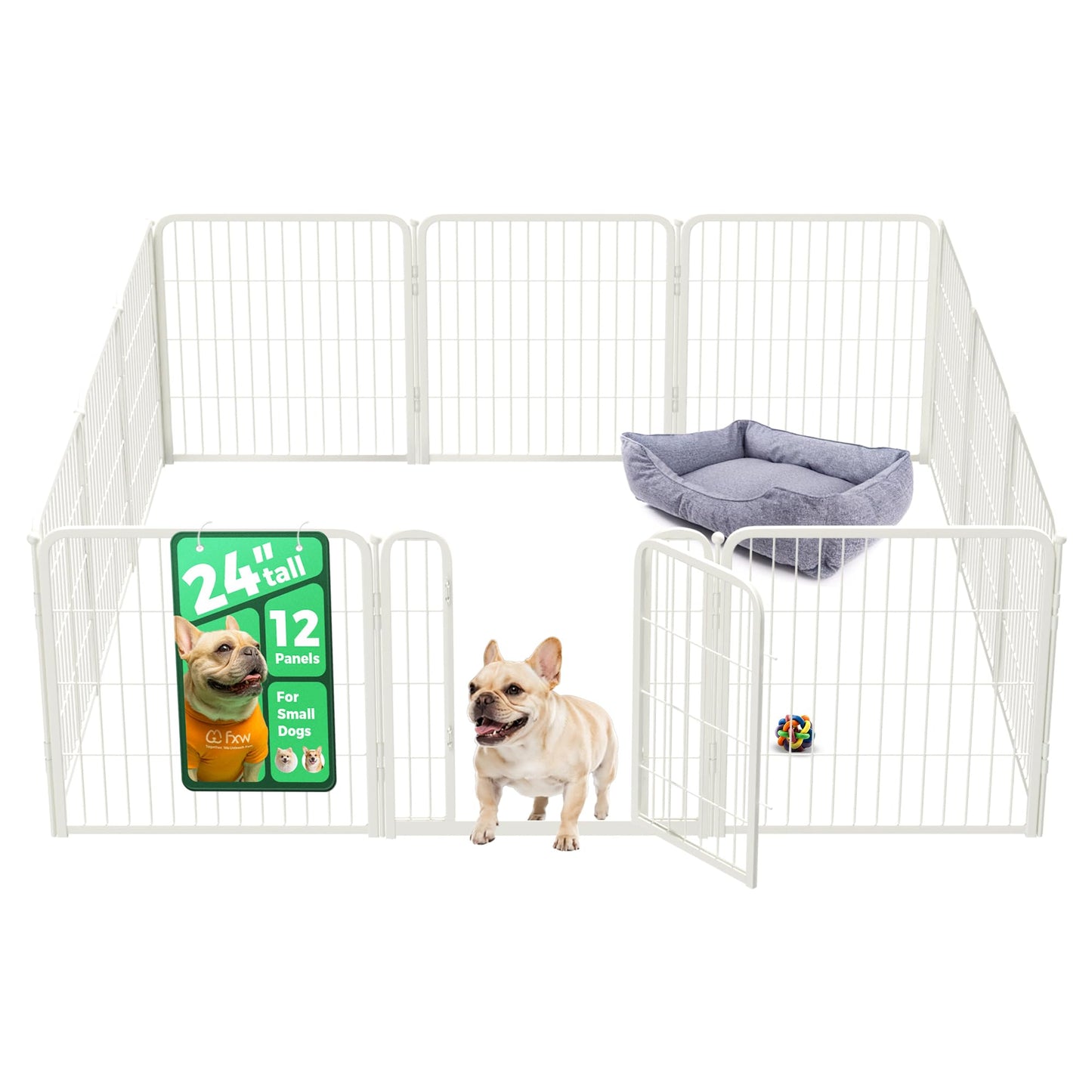 Indoor Dog Playpen Safe Secure Puppy Fence Stress Free