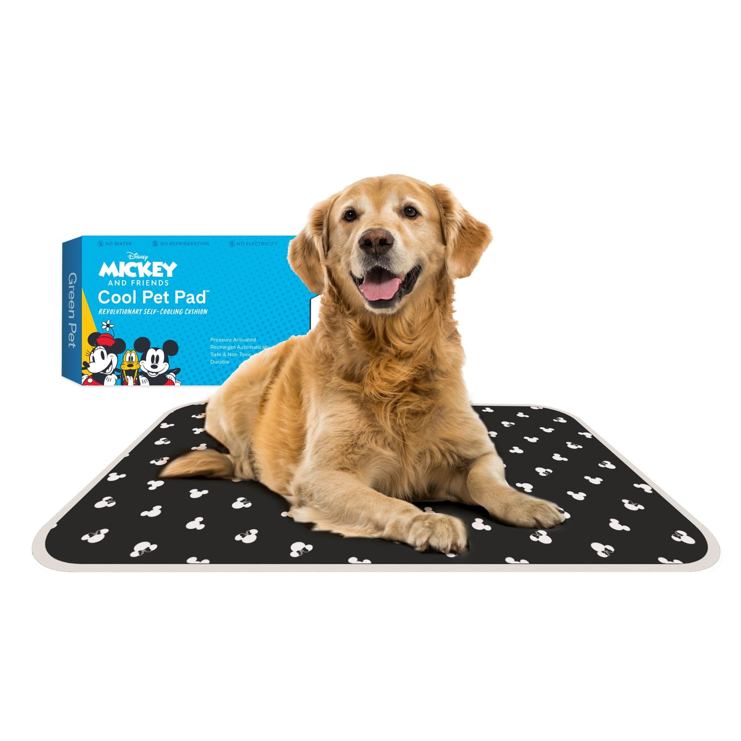 Pressure Activated Dog Cooling Mat Gel Crate Pad Large