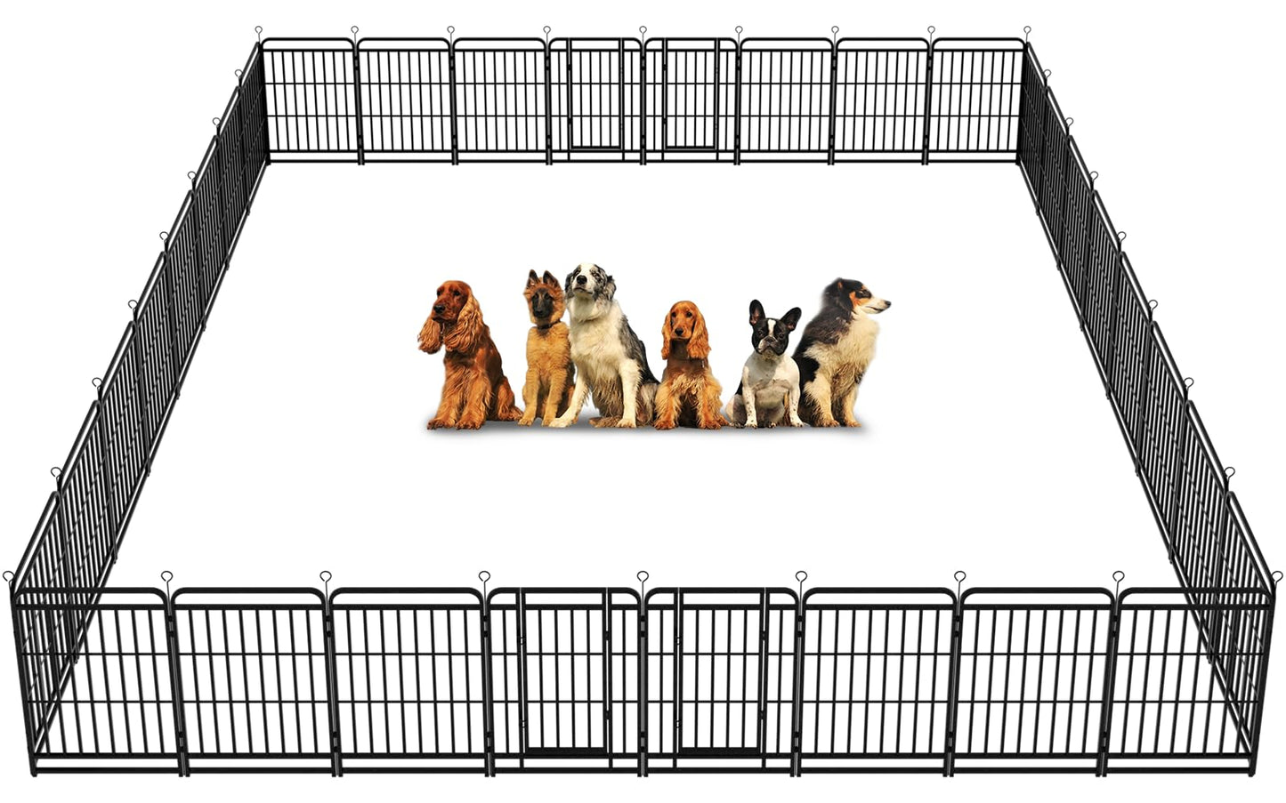 Kfvigoho Dog Playpen Heavy Duty Dog Fence with Thick