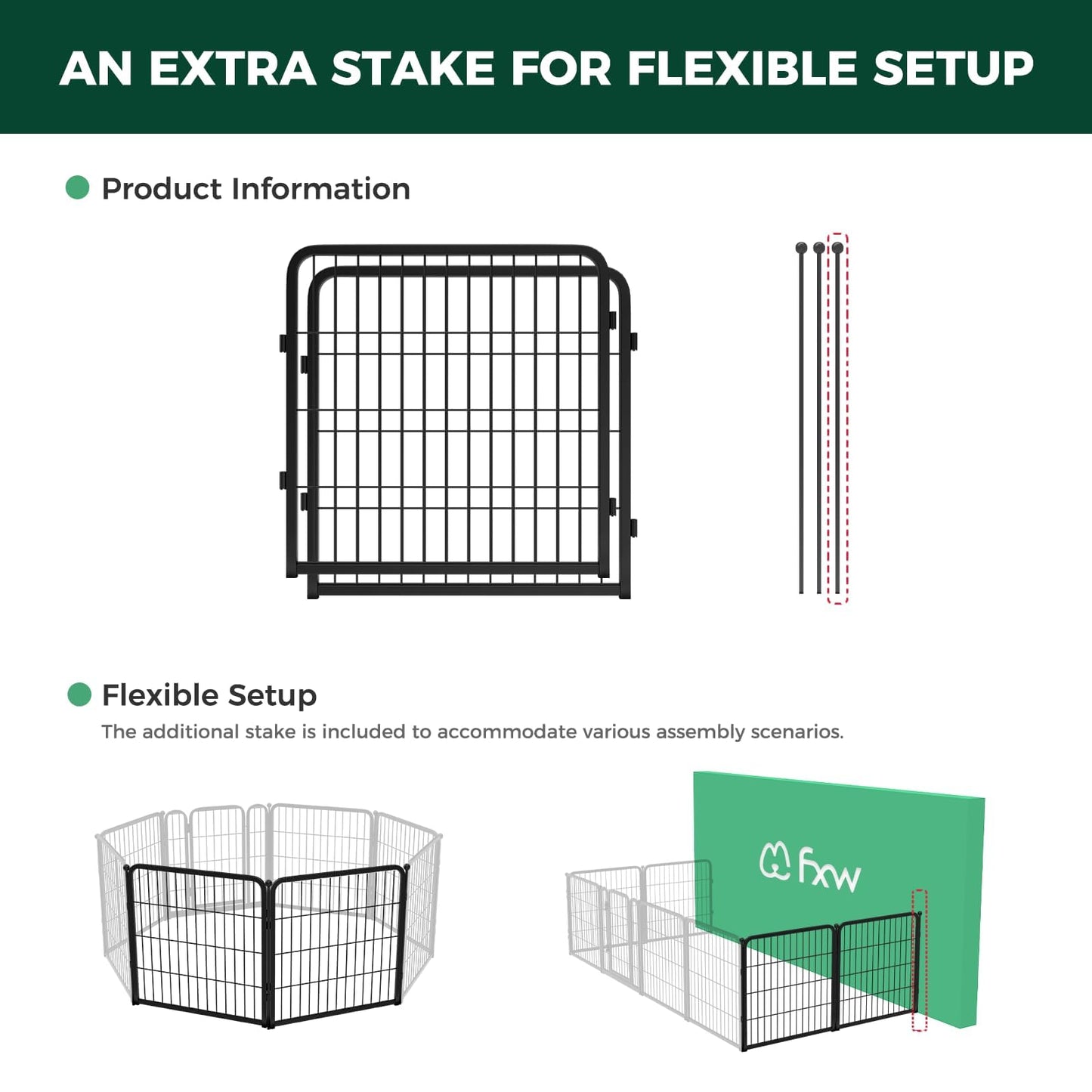 Indoor Dog Playpen Safe Secure Puppy Fence Stress Free
