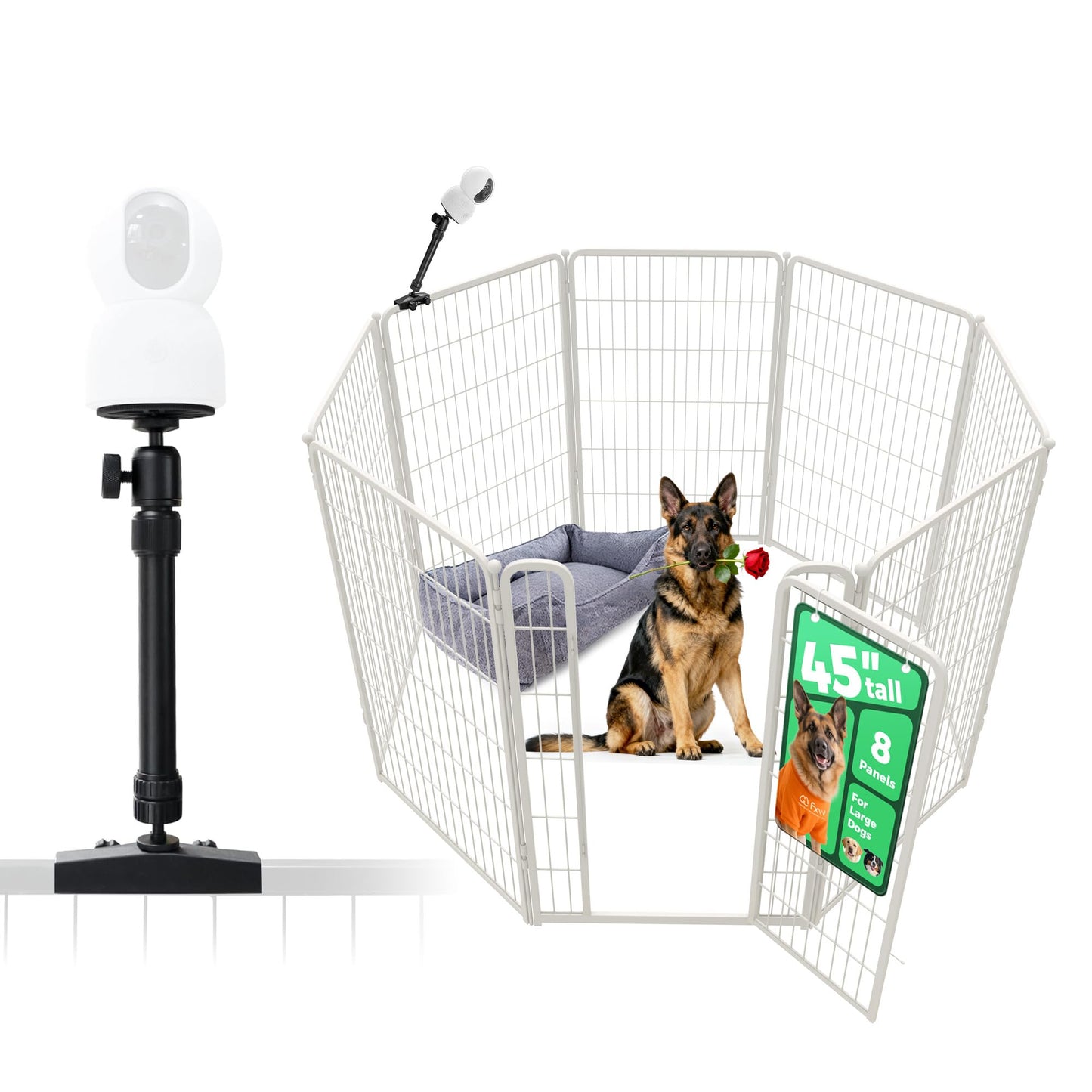 Indoor Dog Playpen Safe Secure Puppy Fence Stress Free