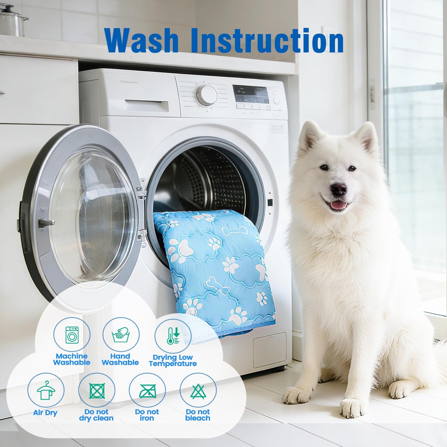 Prisay Dog Cooling mat for Large Dogs