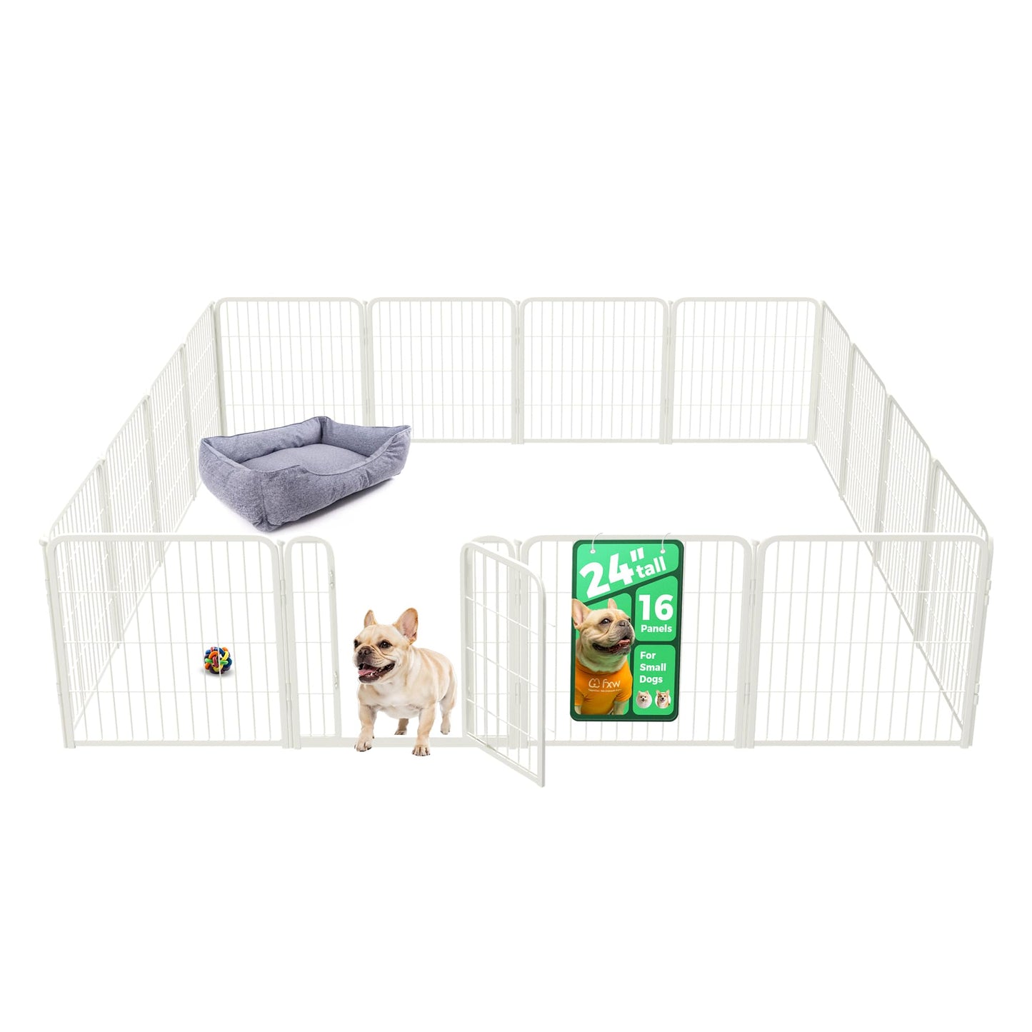 Indoor Dog Playpen Safe Secure Puppy Fence Stress Free