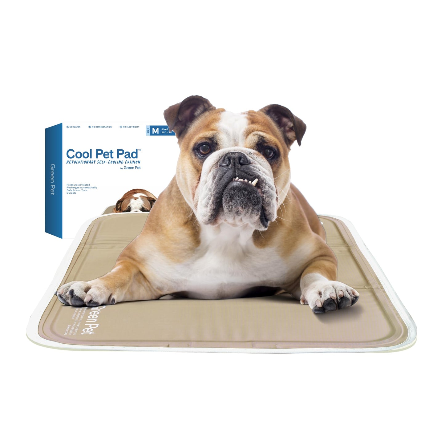 Pressure Activated Dog Cooling Mat Gel Crate Pad Large