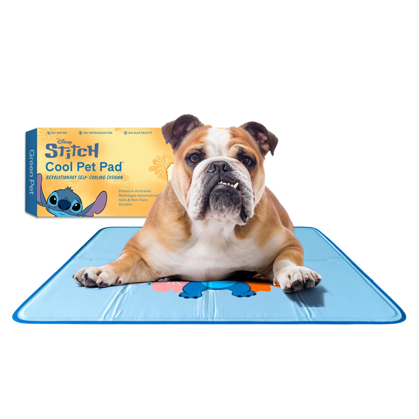 Pressure Activated Dog Cooling Mat Gel Crate Pad Large
