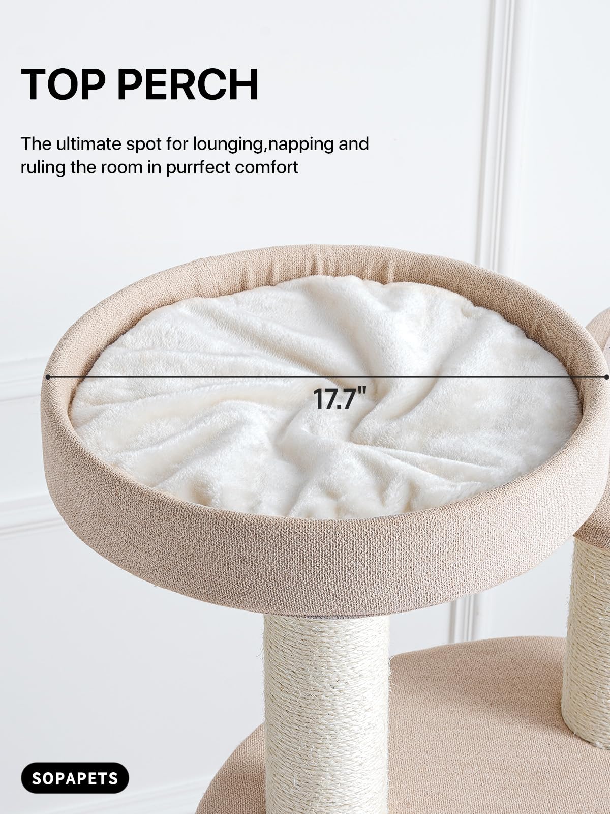 Sopapets Extra Large Cat Tree for Indoor Cats Large Adult