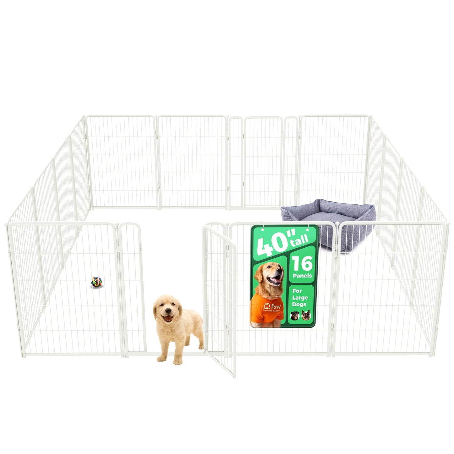Indoor Dog Playpen Safe Secure Puppy Fence Stress Free
