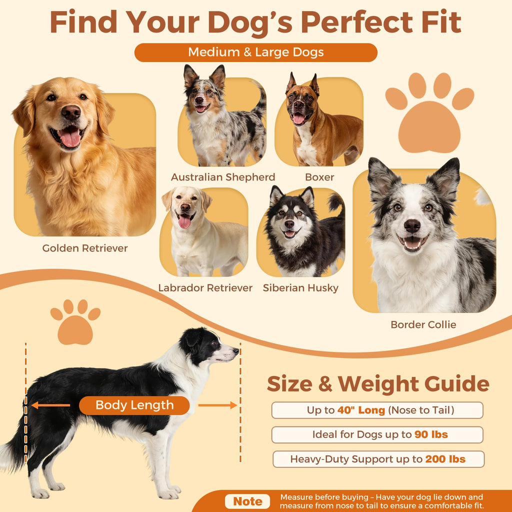 Oakvera Dog Couch Sofa for Large & Extra Large Dogs, Elevated Pet Bed with Legs, Button Tufted Chenille Dog Couch with Backrest and Armrests, Modern Indoor Dog Furniture