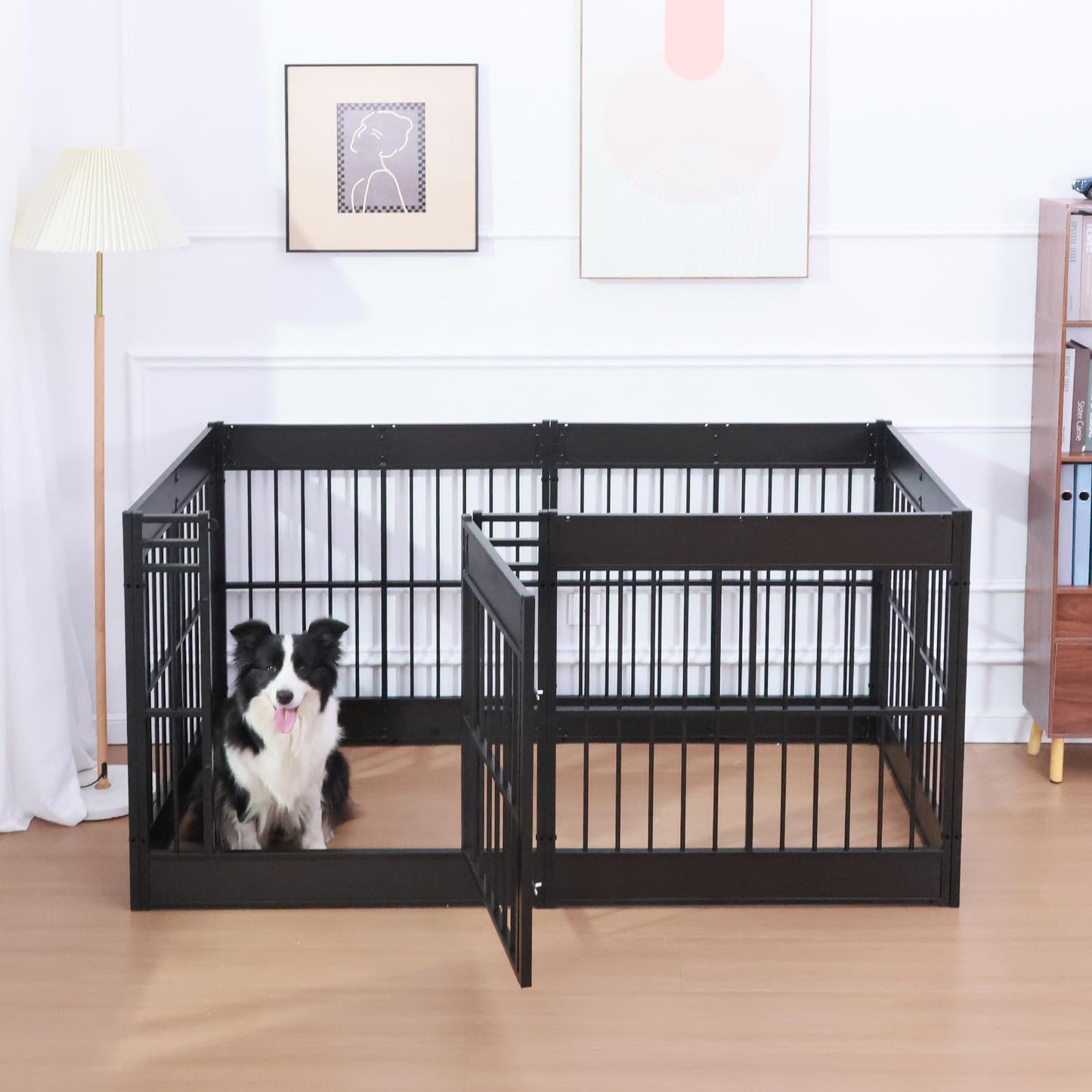 Heavy Duty Dog Playpen Indoor Furniture Style Puppy Pen