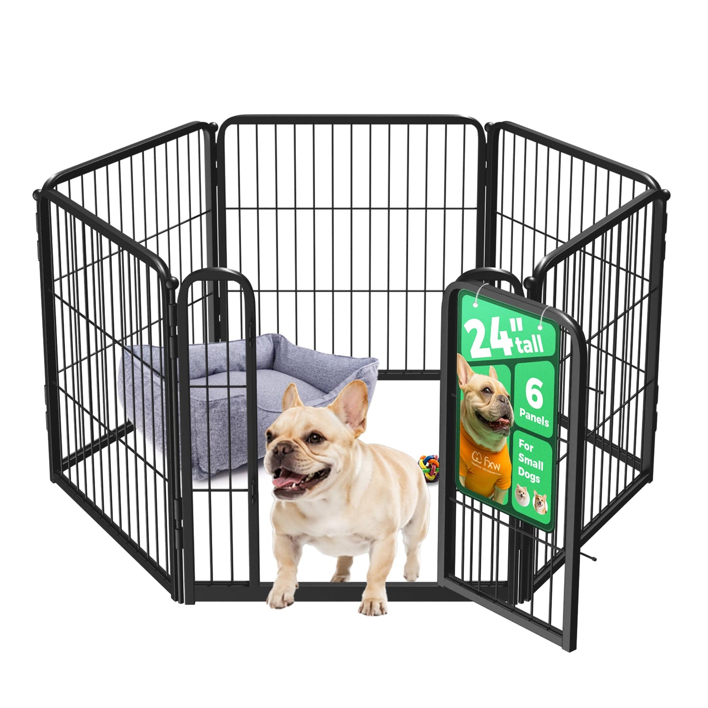 Indoor Dog Playpen Safe Secure Puppy Fence Stress Free