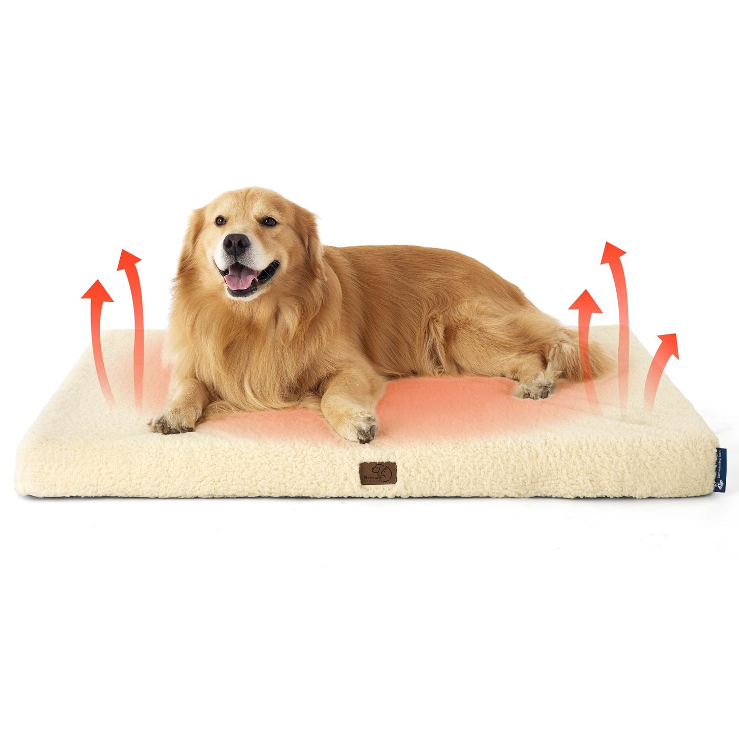 Orthopedic Foam Dog Bed Egg Crate Washable Cover Mat