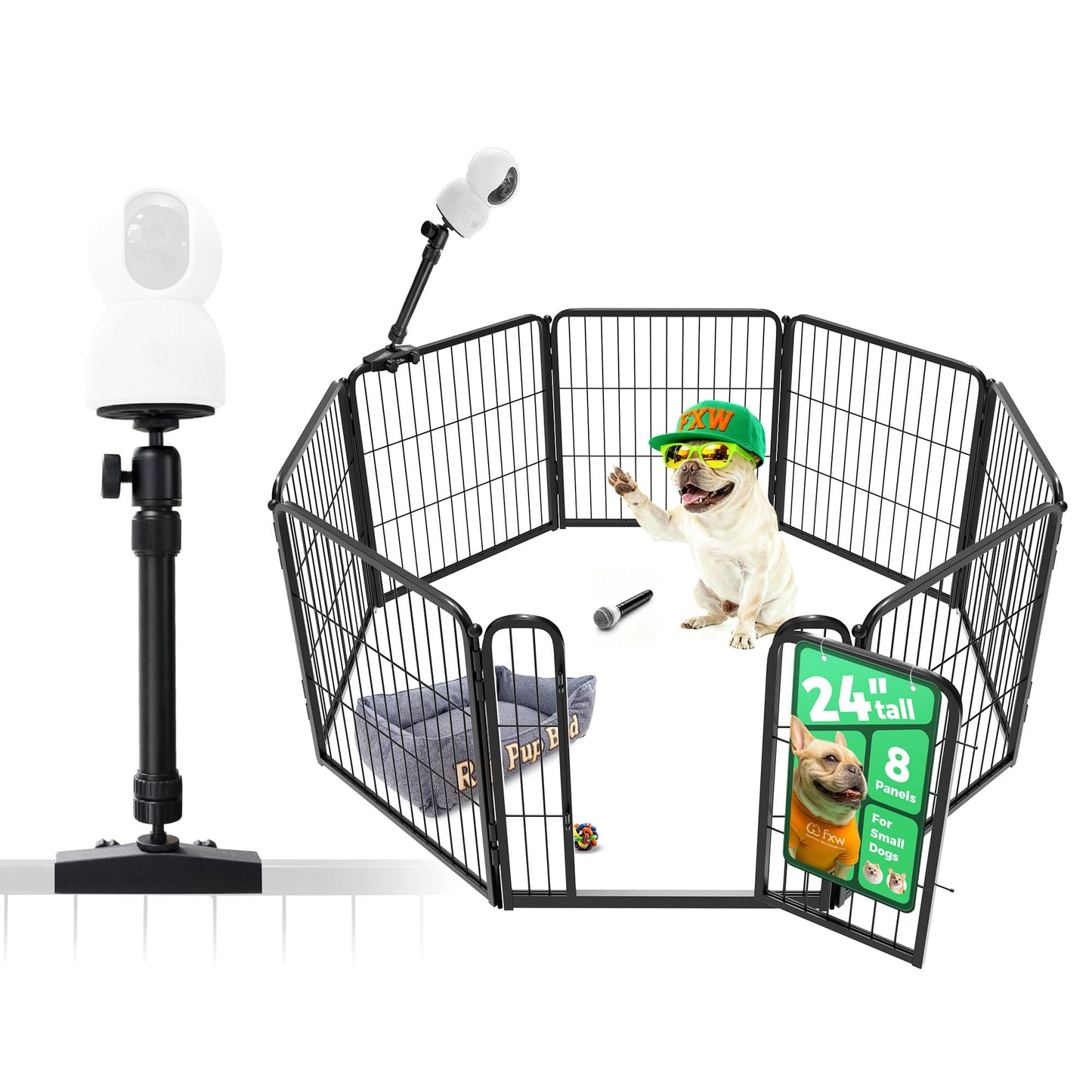 Indoor Dog Playpen Safe Secure Puppy Fence Stress Free
