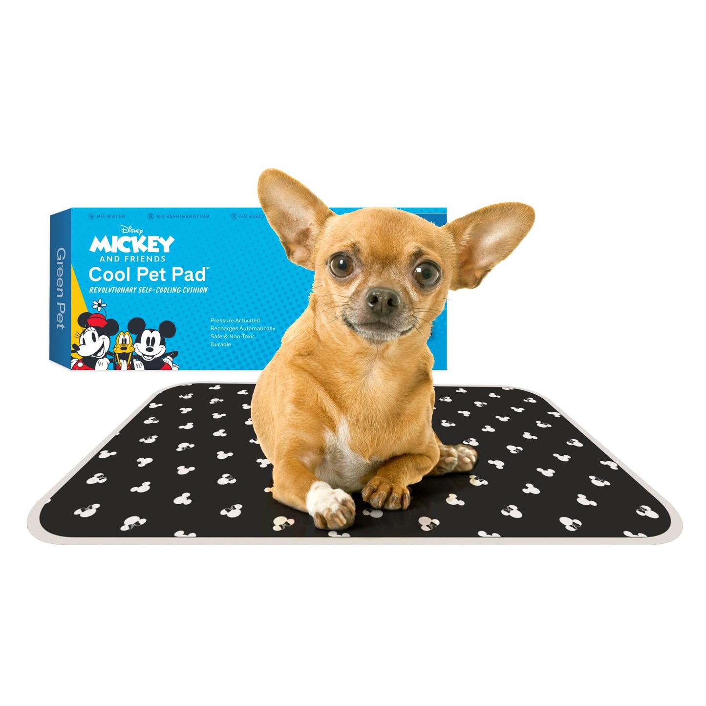 Pressure Activated Dog Cooling Mat Gel Crate Pad Large