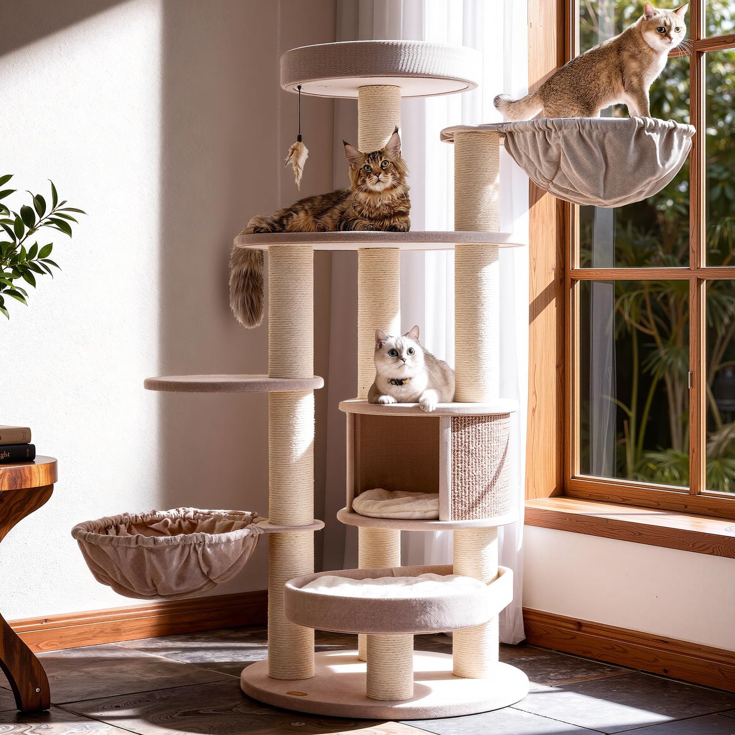Sopapets Extra Large Cat Tree for Indoor Cats Large Adult