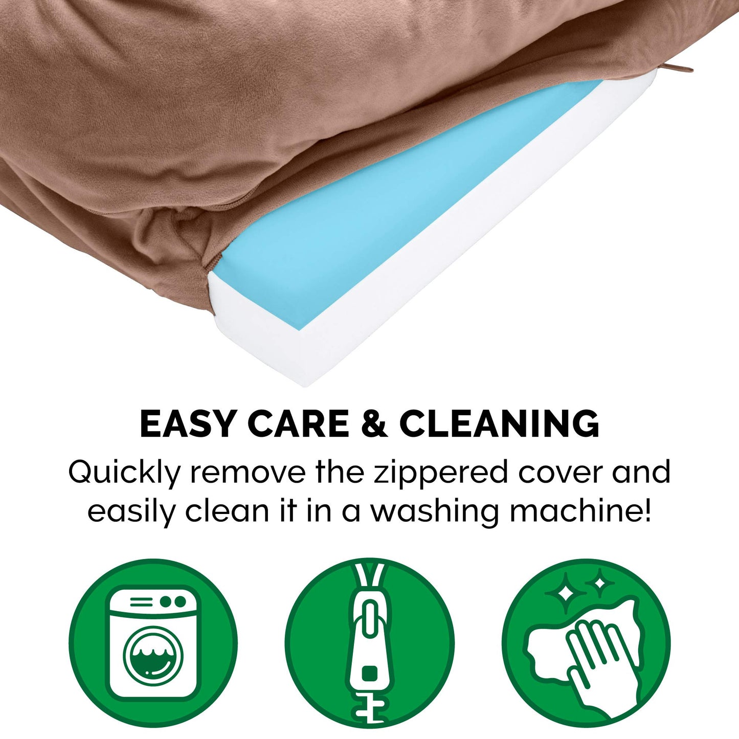 Cooling Gel Dog Bed Orthopedic Crate Pad Mat