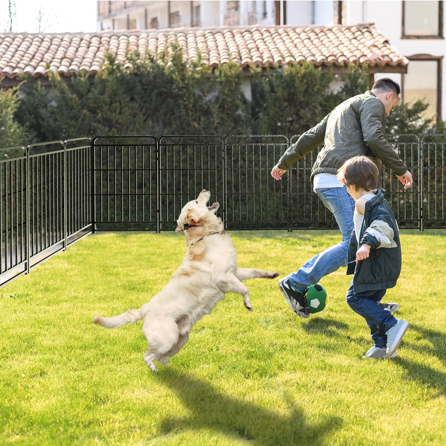 Kfvigoho Dog Playpen Heavy Duty Dog Fence with Thick