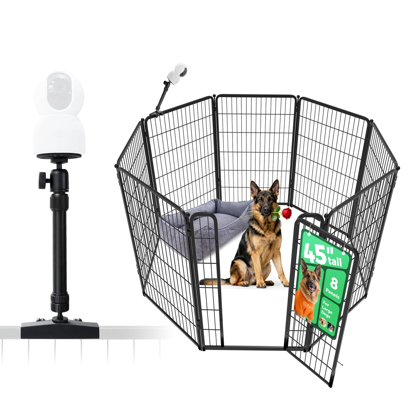 Indoor Dog Playpen Safe Secure Puppy Fence Stress Free