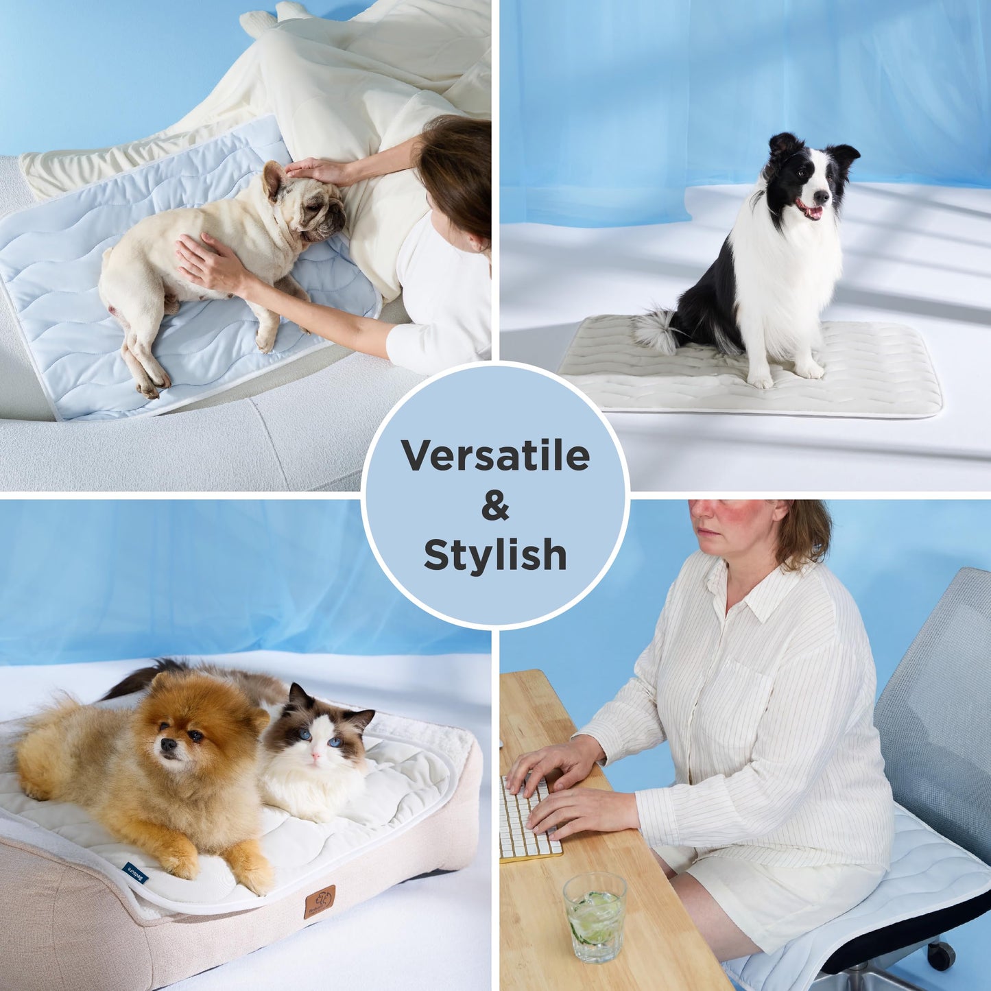 Cooling Dog & Cat Mat Crate Pad Breathable Thin