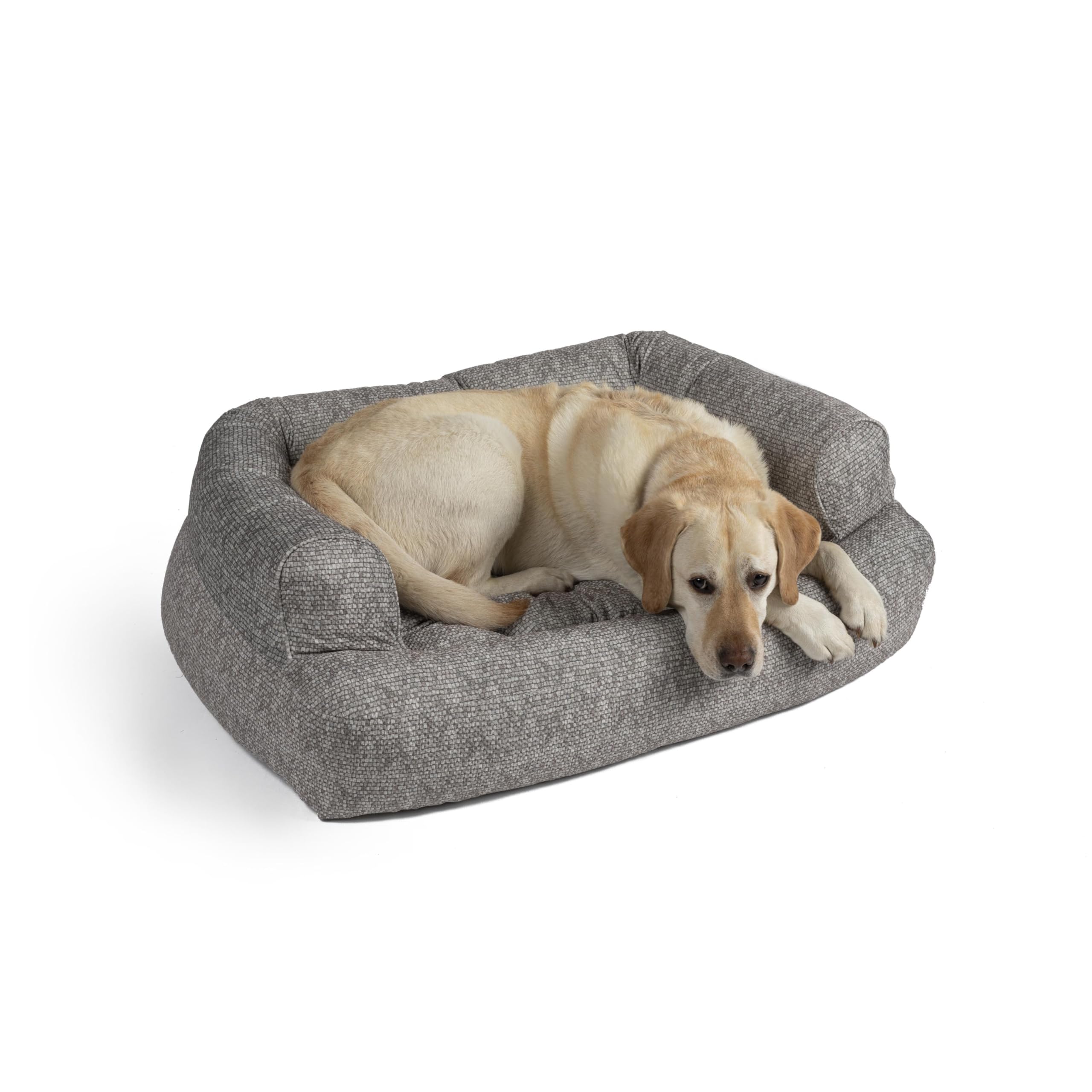 Snoozer Luxury Overstuffed Microsuede Pet Sofa