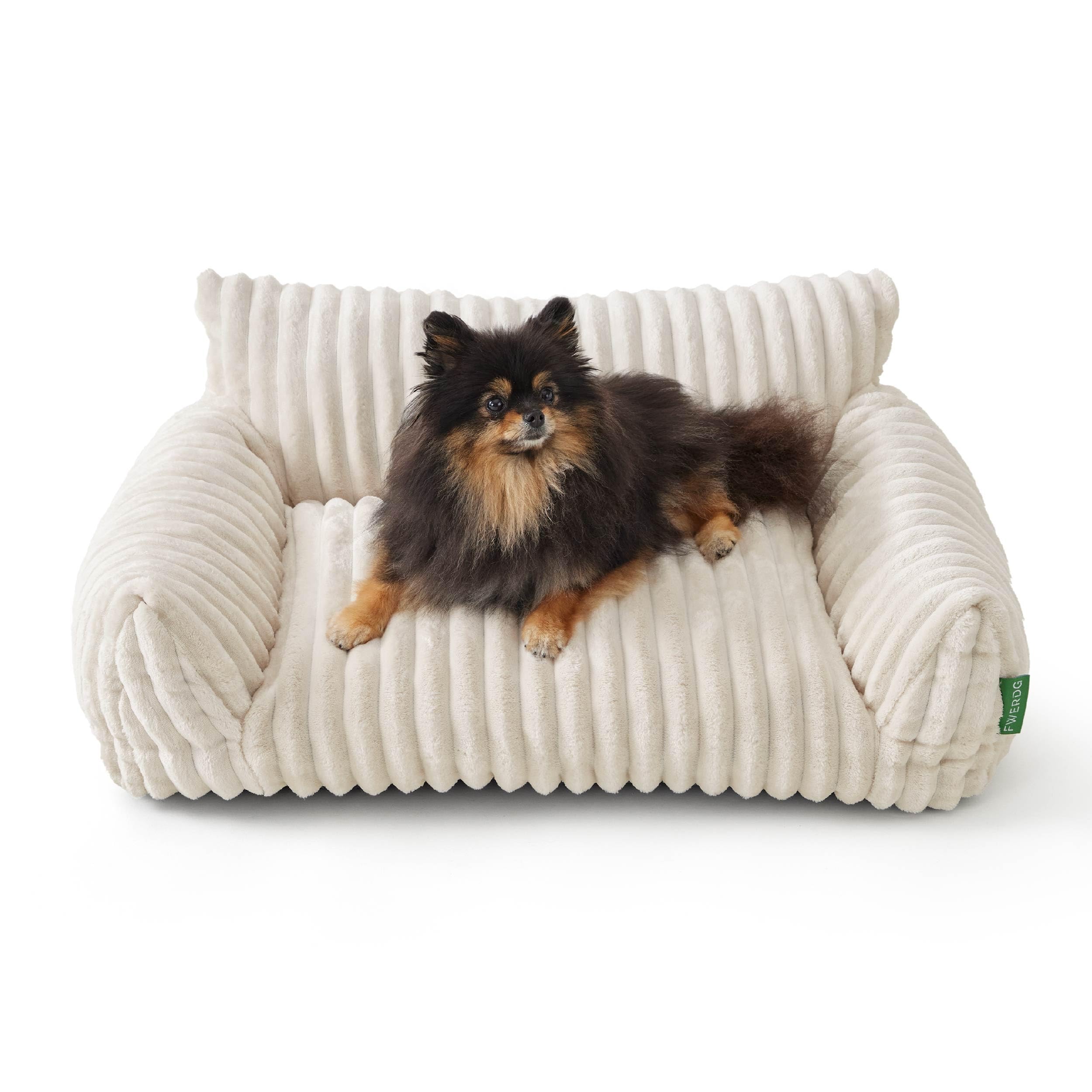 FWERDG Cute Couch Bed for Pets, Supportive Cat Sofa for Indoor Cats, Dog Sofa Bed for Dogs